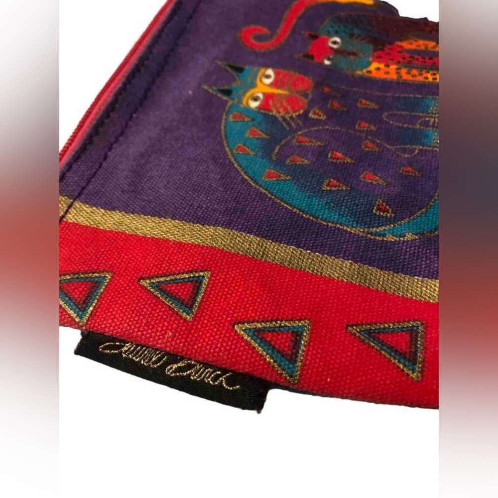 Laurel Burch Fantastic Felines Book w/ Feline Friends Zipper Pouch Cosmetic Bag - Picture 12 of 14